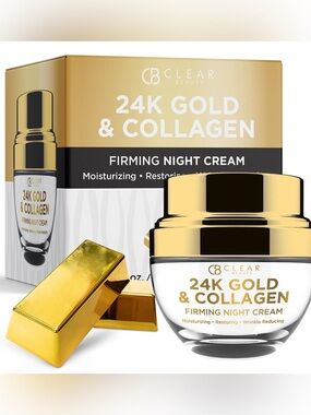 Clear Beauty 24K Gold & Collagen Firming Night Cream -